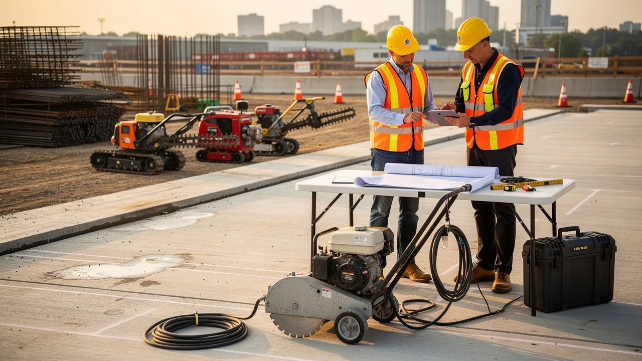 Concrete Cutter for Rent in Irving and DFW: A Project-Fit Decision Guide