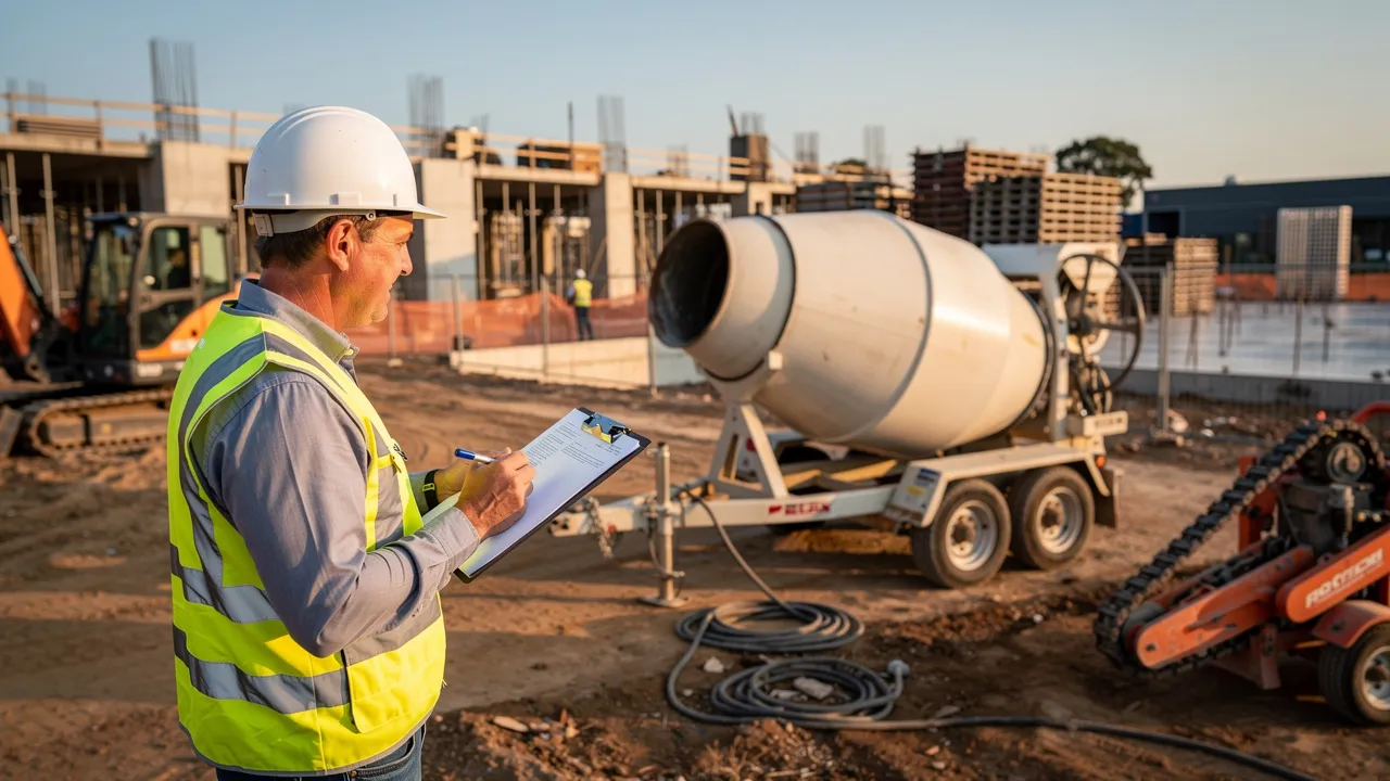 How to Rent a Concrete Mixer for an Irving or DFW Construction Project